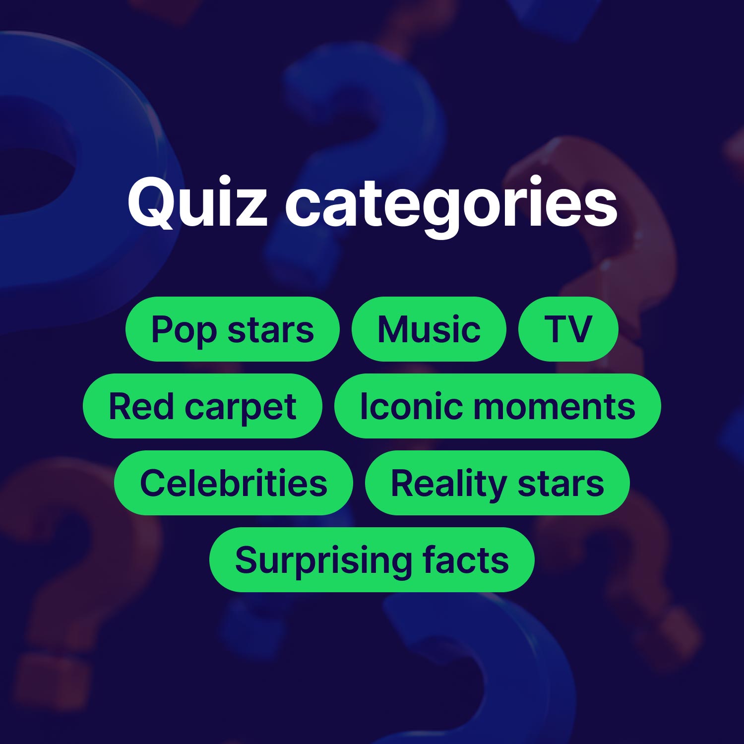 UK Pop culture pub quiz about music, TV, and celebrity moments