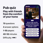 UK Pop culture pub quiz about music, TV, and celebrity moments